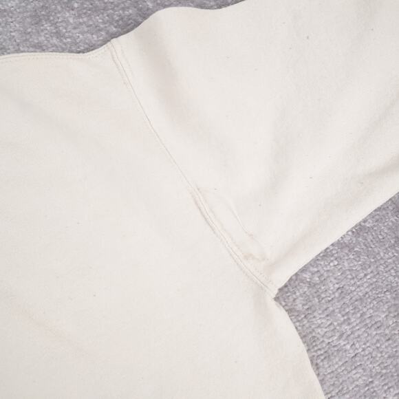 Thrashed Queen Music Band Tour Small Beige Long Sleeve Pullover Sweatshirt - Picture 13 of 13